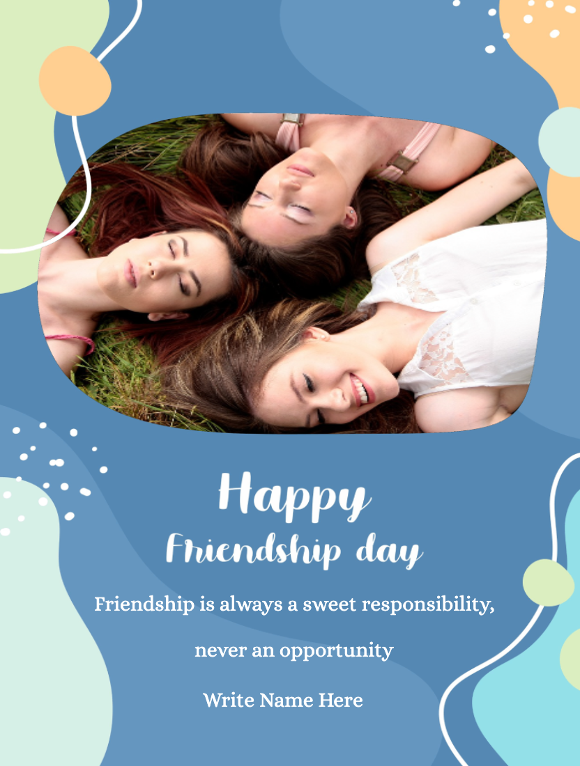 Custom Friendship Day Template Online Free