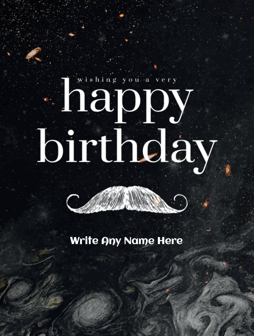 Gentleman Birthday Greeting Template For Him