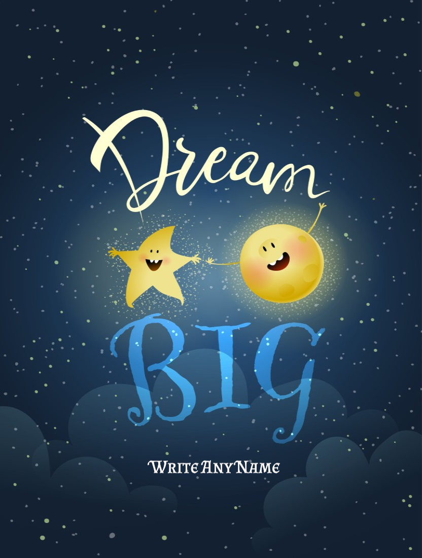 Good Night Dream Big-Good Night Card