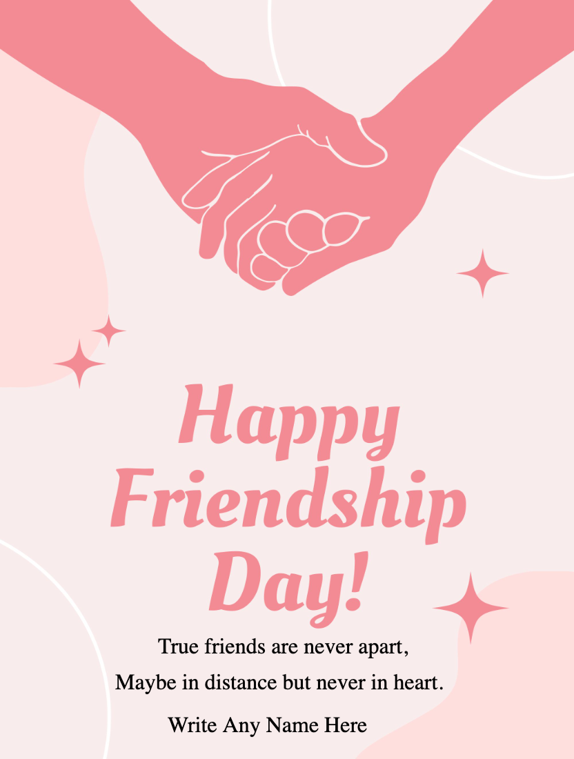 Happy Friendship Day Card Free