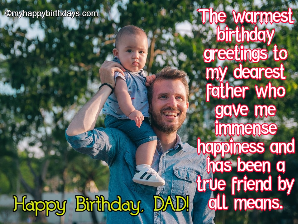 happy birthday message for dad 