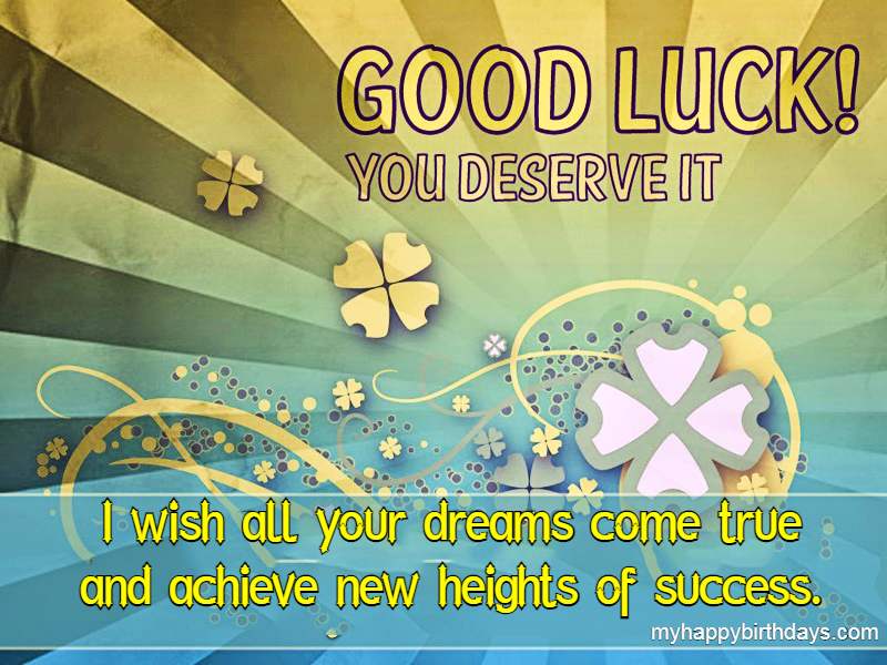 Good Luck Messages For Student