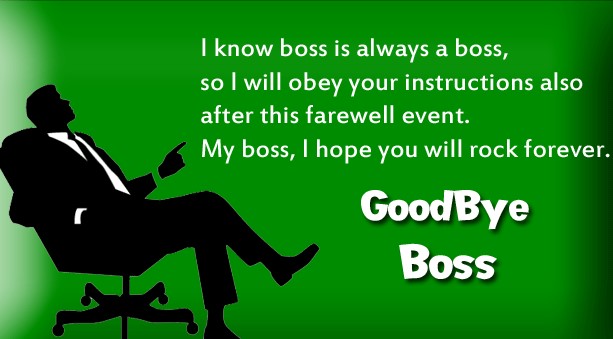 Farewell Messages for Boss