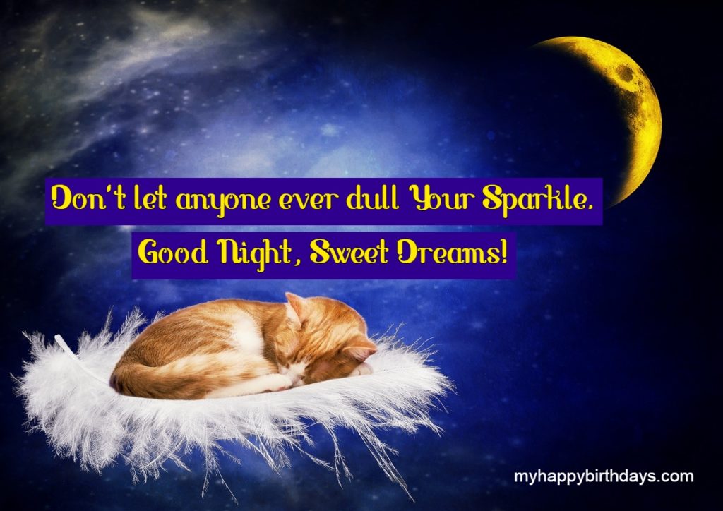 Inspirational good night wishes