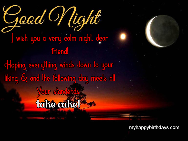 inspirational good night messages for friends