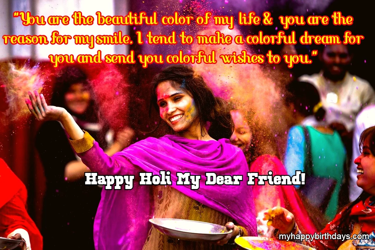 Holi messages and wishes