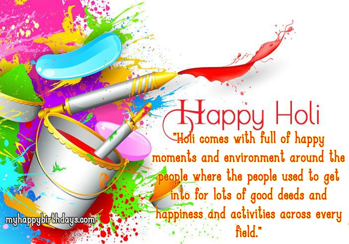 Happy Holi Wishes, Messages, Quotes For Friends & Family 2023