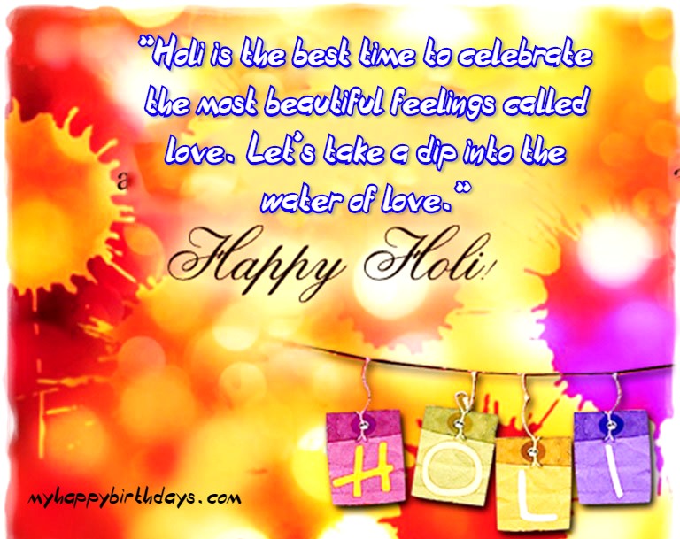 happy holi message