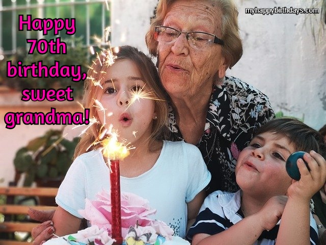 70th Birthday Wishes For Grandma