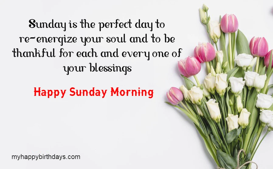 Happy sunday good morning wishes