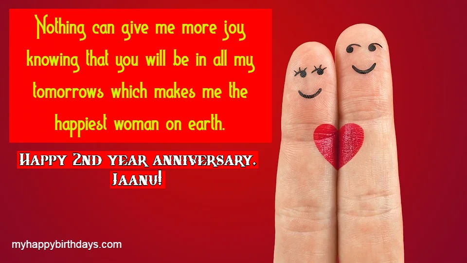 2nd Wedding Anniversary Wishes For Husband