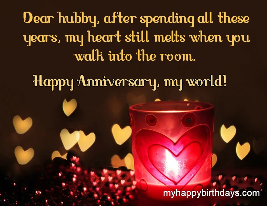 Romantic Wedding Anniversary Messages For Husband