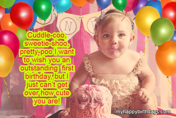 First Birthday Wishes For A Niece