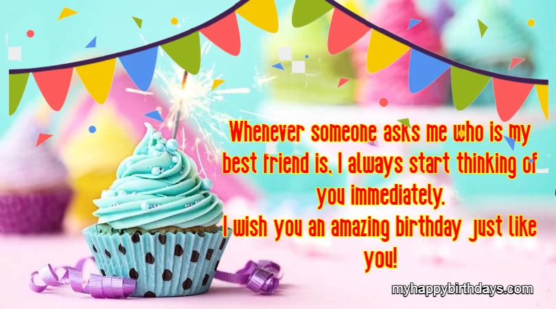 165 Heart Touching Birthday Wishes For Best Friend Girl Male