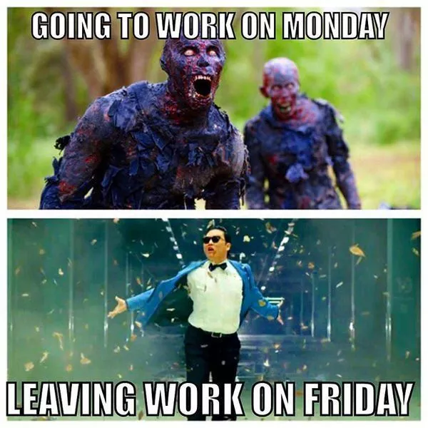 we are going to work on Monday meme