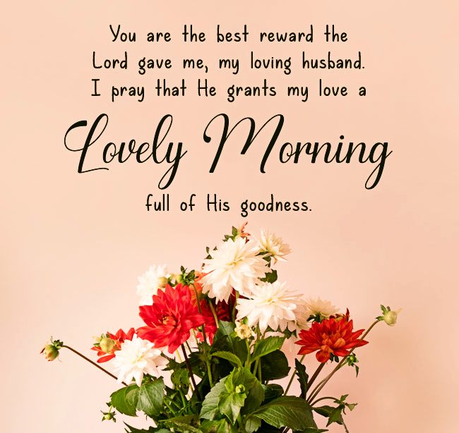 Romantic Good Morning Prayers For My love