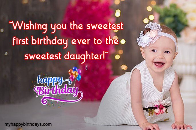 baby daughter birthday quotes