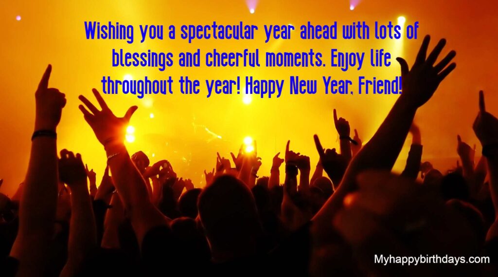 happy new year wishes for friends