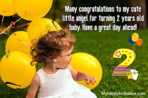 75 Sweet Happy 2nd Birthday Wishes For 2-Year-Old Baby