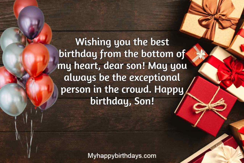 Happy Birthday Wishes For Son