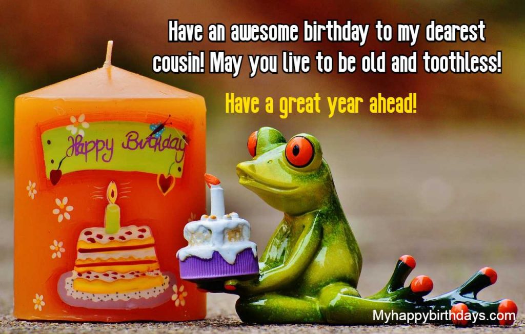 Funny Birthday Wishes For Cousin