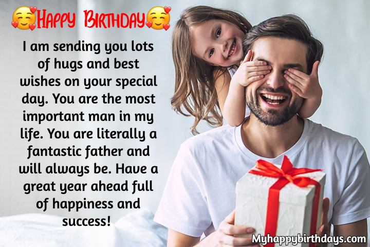 Sweet Birthday Wishes For Father From Daughter
