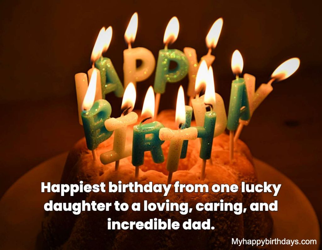 Birthday Wishes For Father From Daughter
