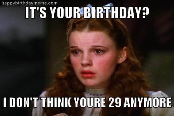 Funny Happy 30th Birthday Meme for Her