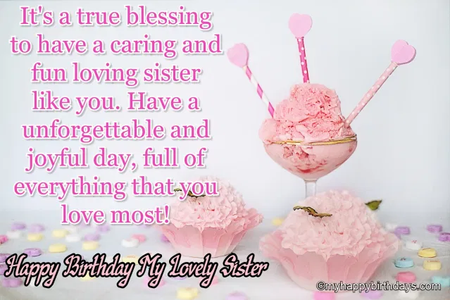 Birthday Wishes For Sister 7