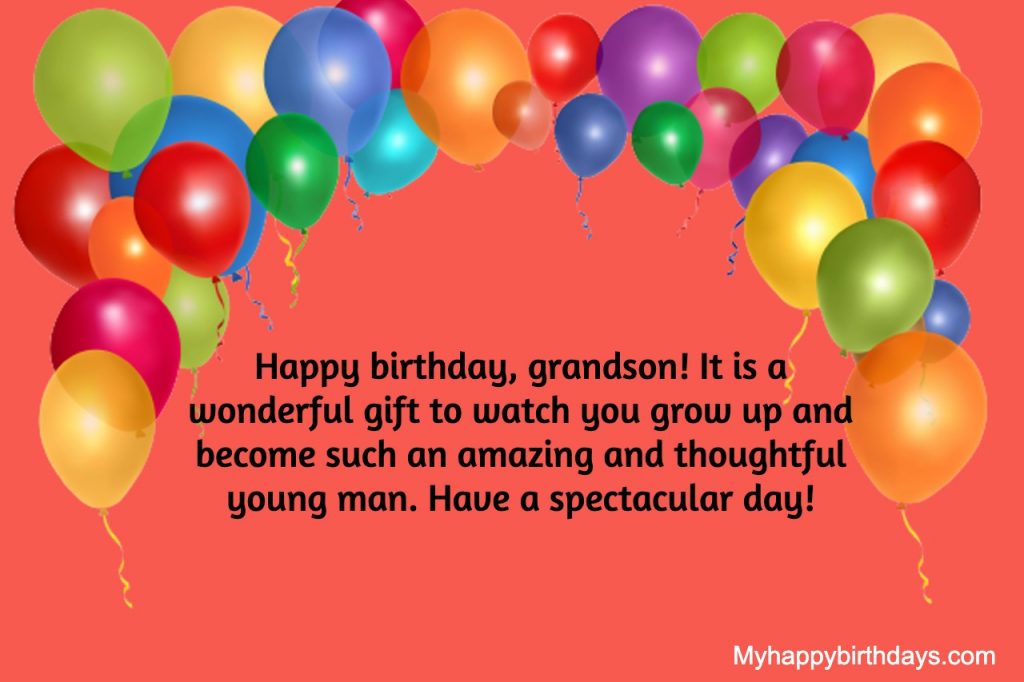 Birthday Wishes For Grandson