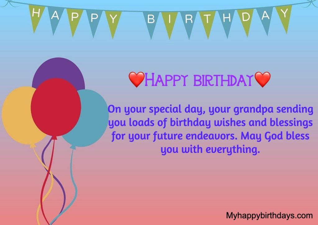 Birthday Wishes for Grandson From Grandpa