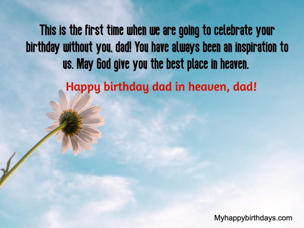 Happy Birthday Dad In Heaven Quotes