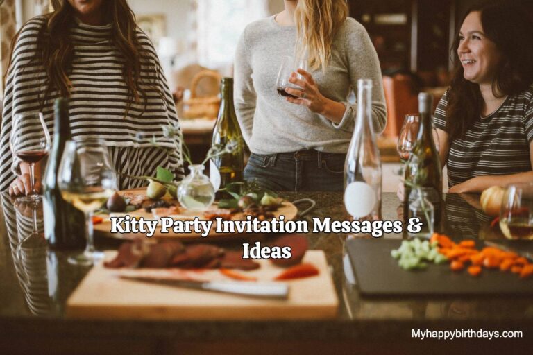 kitty party invitation messages