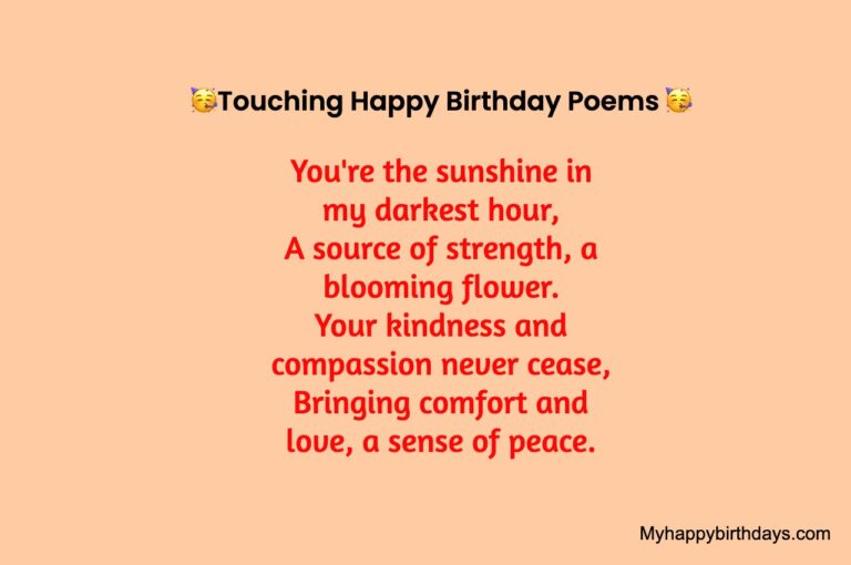 heart touching birthday poems