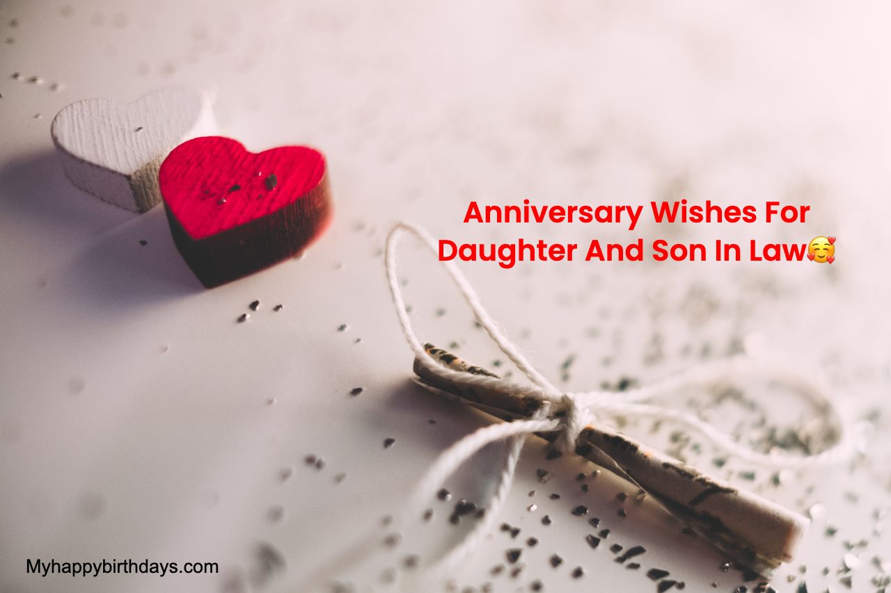 anniversary wishes for daughter and son in law