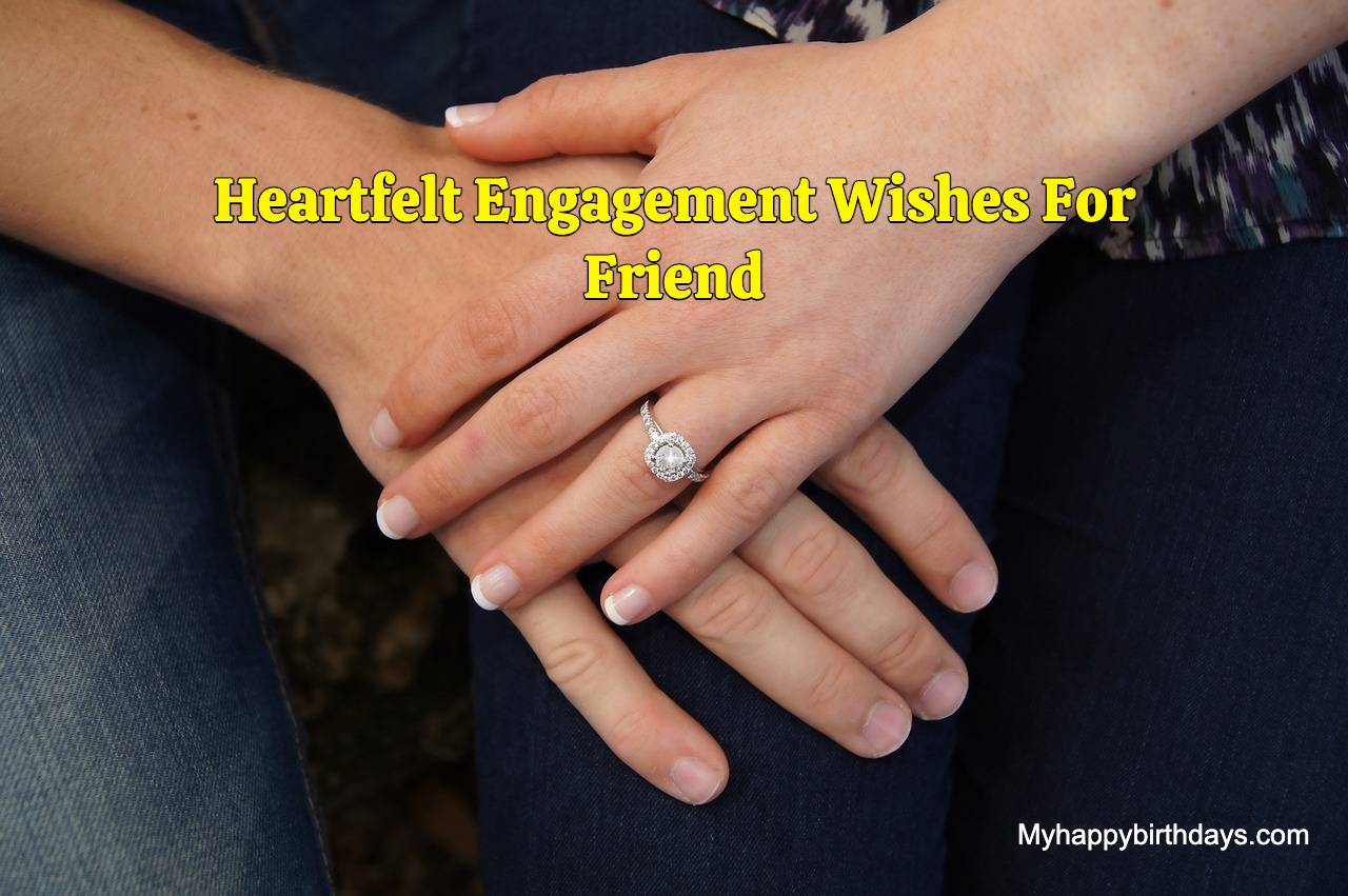 Engagement Wishes For Friend